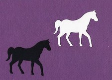 HORSE die cuts scrapbook cards