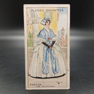 1920's Player Gilbert & Sullivan CASILDA Antique Tobacco Cigarette Card