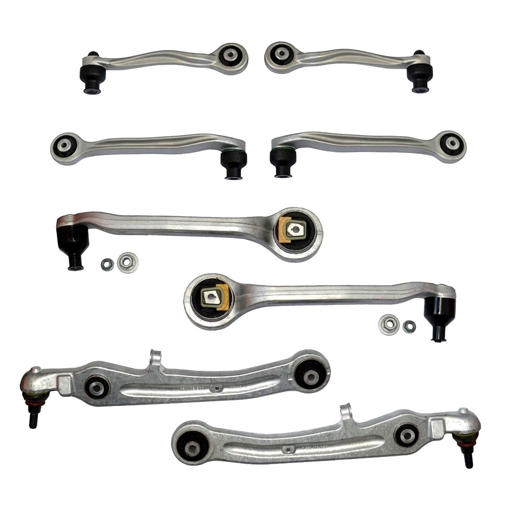 Bentley Gt Gtc & Flying Spur Complete Set Of 8 Upper & Lower Control Arms