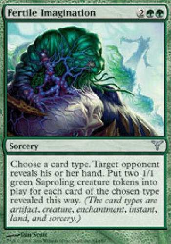 FERTILE IMAGINATION X4 4 4X Dissension MTG Magic the Gathering Cards DJMagic - Picture 1 of 1