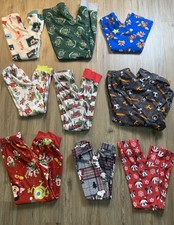 Boys Graphic Pajama Lot Of 9 mixed sizes christmas pajama pants Disney