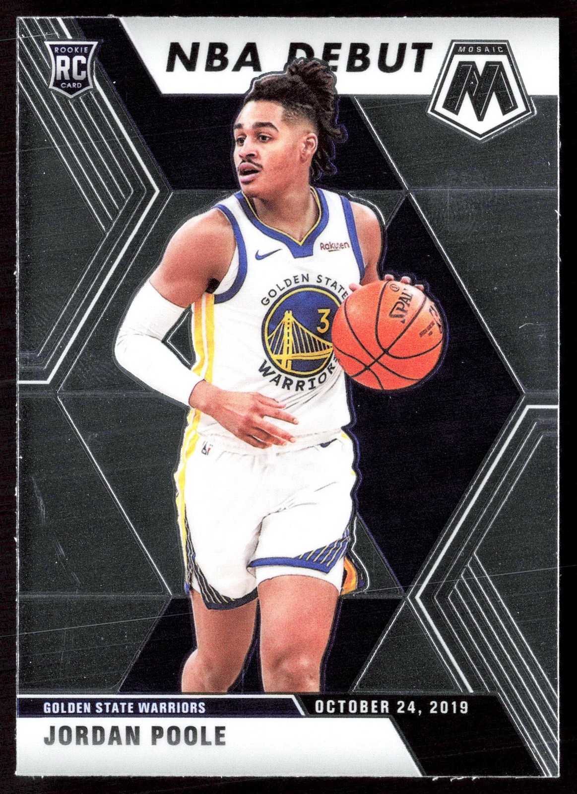 Jordan Poole #261 (Basketball Cards 2019 Panini Mosaic) — is it worth grading?