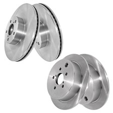Front and Rear Brake Rotors for 2010 - 2014 Subaru Legacy Outback