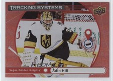2025-26 Upper Deck Series 1 Tracking Systems Red 30/199 Adin Hill #TS-22 0g0r