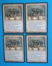 Magic the Gathering MTG Ice Age LOST ORDER OF JARKELD X 4 LP/EX RARE 1995 Nice!