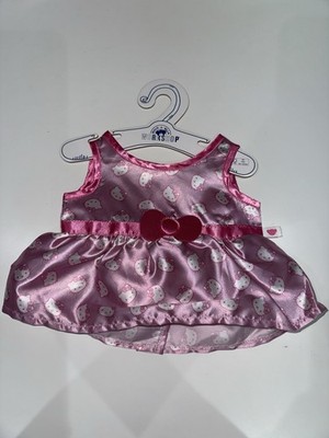 Build A Bear Hello Kitty schillerndes rosa Kleid - neu mit Etikett brandneu