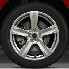 19x8.5 Factory Wheel Hyper Medium Silver Full Face Bright For 2012-14 Mustang