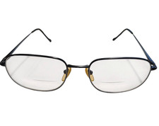 Luxottica 1026 4012 Eyeglass Frames Titanium Black Full Rim 50-19-140