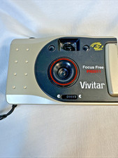 Vivitar PN2011 35mm Film Camera Panoramic Focus Free Point and Shoot Great Shape