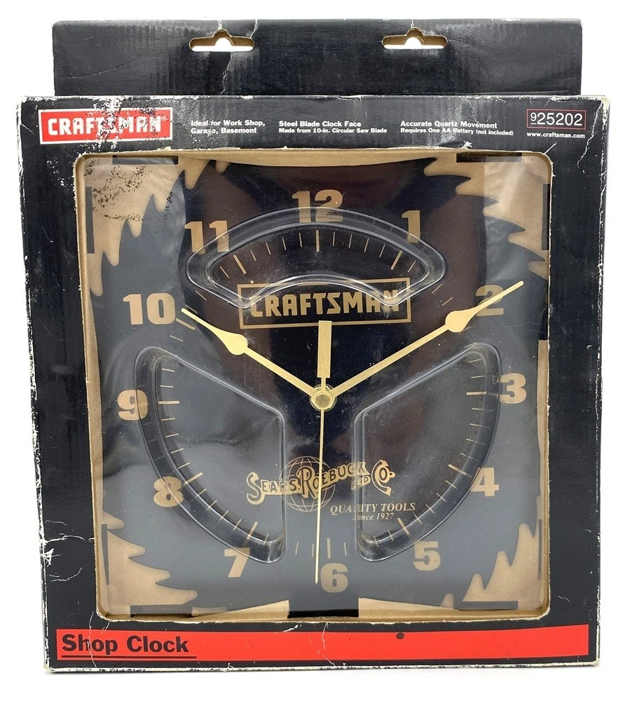 Craftsman Saw Blade Clock for sale | eBay