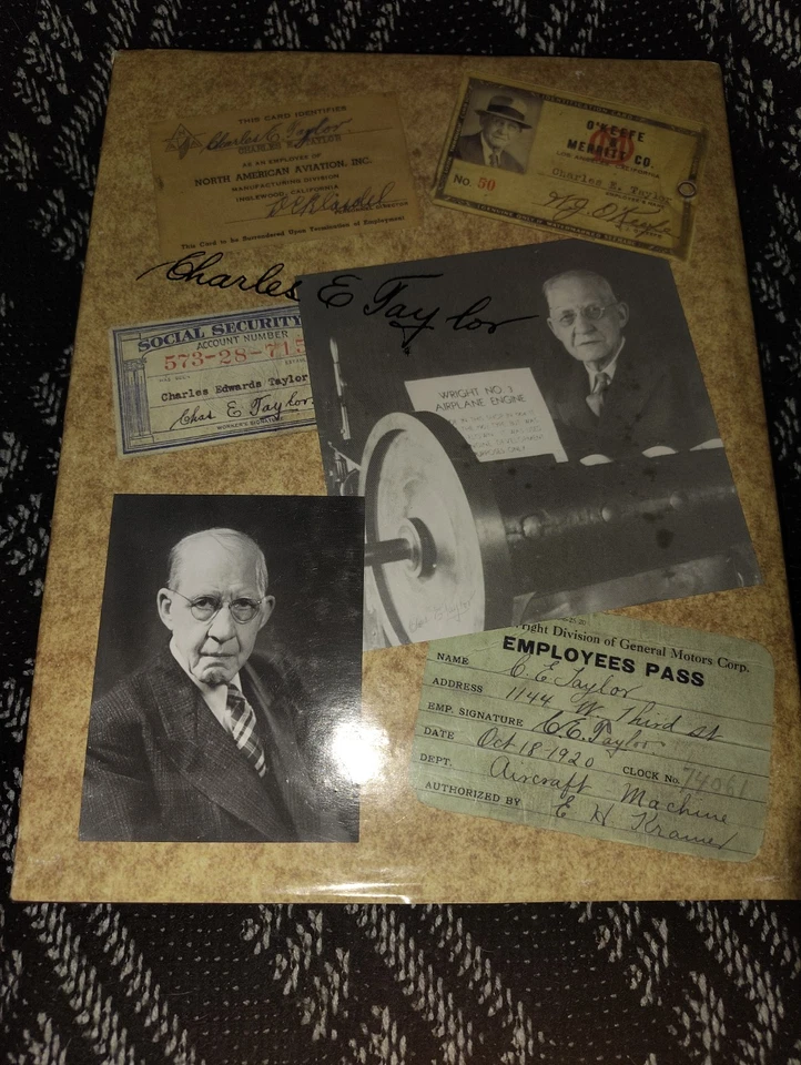 Charles E. Taylor The Wright Brothers Mechanician Signed by H.R. DuFour 2002 2nd - Image 2 of 4