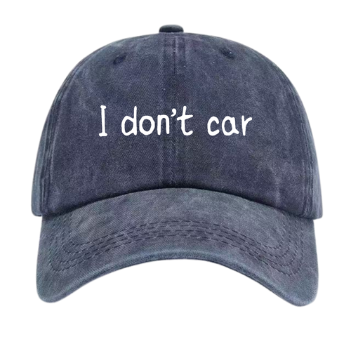  I don't car Dad Mütze Intentional Typo Grafik Unisex Vintage Washed Snapback - Bild 2 von 17