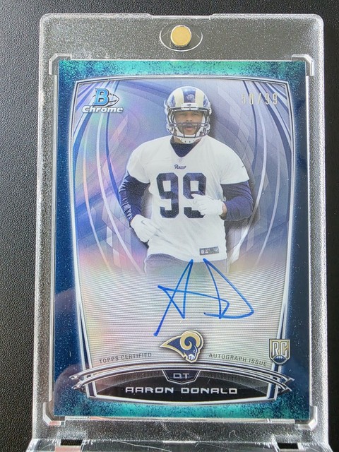 2014 Aaron Donald Bowman Chrome Rookie Auto /99 🔥🔥🔥🔥🔥
