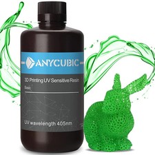 ANYCUBIC 1KG Standard Resin V2 3D Printer Resin 3D Printer Translucent Green