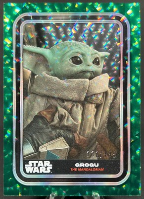 2023 Topps Star Wars Flagship   88 GROGU Green Foil Board 332/499 *COLOR MATCH*