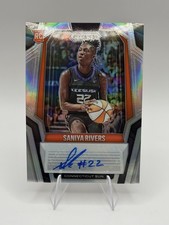 2025 Panini Prizm WNBA - Signatures Saniya Rivers #SG-SR (AU, RC)