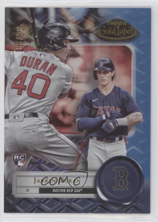 2022 Topps Gold Label Class 2 Blue 86/99 Jarren Duran #15 Rookie RC 0qc1