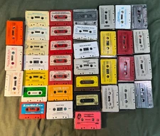 VINTAGE LOT OF 36 KIDS CASSETTES TAPES SONGS BOOKS ON TAPE DISNEY CHRISTMAS