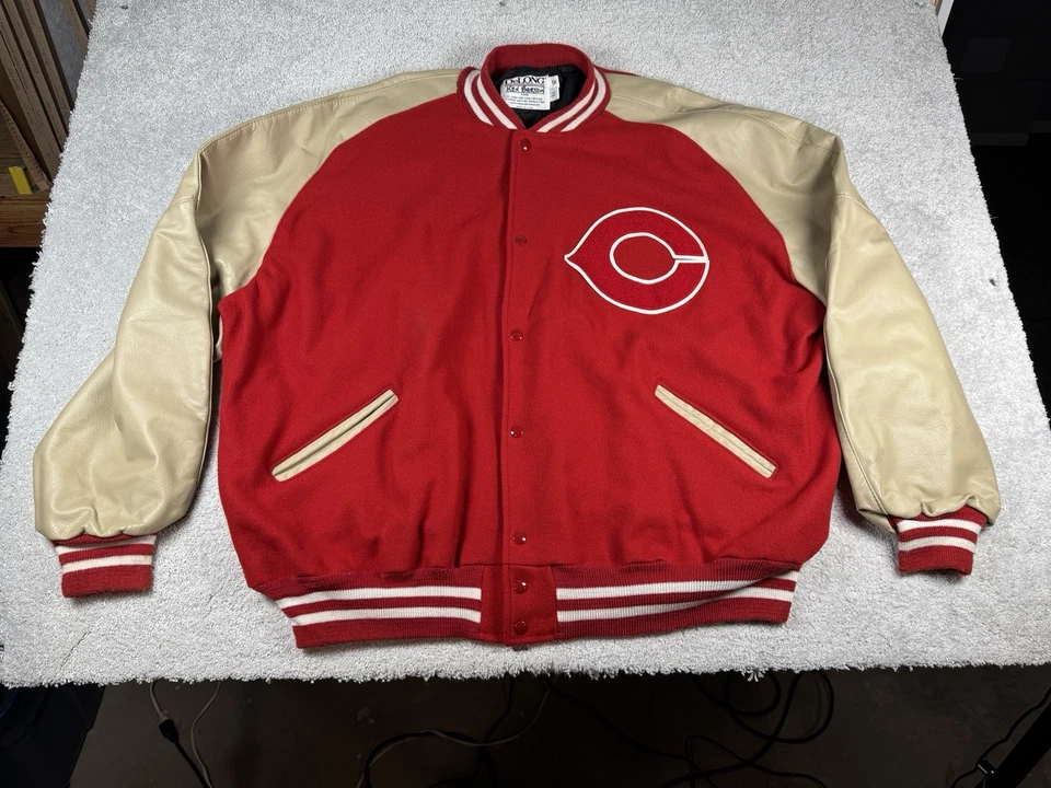 Chaqueta Central College Dutch Pella Iowa Varsity Lettermans 5X LARGA LARGA Foto 2 de 4