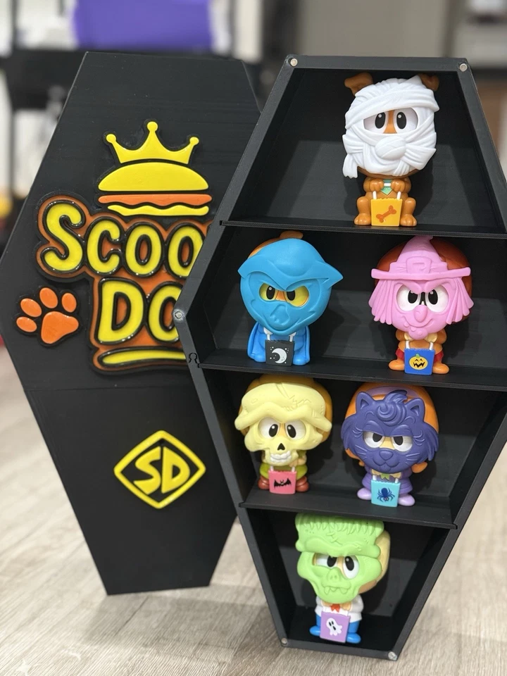 Caixão de brinquedos Burger King Scoopy Doo (brinquedos não incluídos) - Imagem 2 de 3