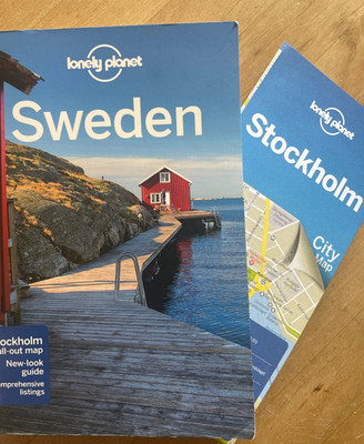 Lonely Planet Sweden Guide pull-out map New-look Europa Schweden Stockholm Reise
