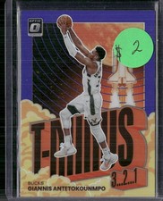 2021-22 Donruss Optic #3 Giannis Antetokounmpo T-Minus 3...2...1 Purple