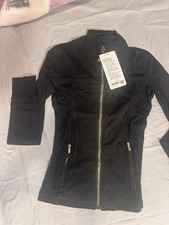Lululemon Define Jacket Luon Black Full Zip Thumbholes Women's Size 4
