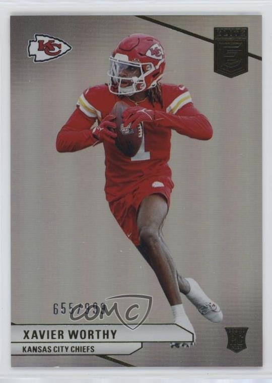 2024 Panini Donruss Elite Rookies 655/999 Xavier Worthy #186 Rookie RC 1mt4