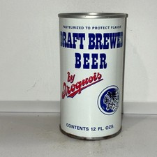Iroquois Draft beer can, bottom opened