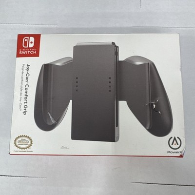 Nintendo Switch PowerA Joy-Con Comfort Grip Holder Black New Sealed Unopened