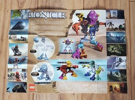 2001 McDonalds Lego Bionicle TOHUNGA - Toa Matoran Set with 5 Discs Instructions