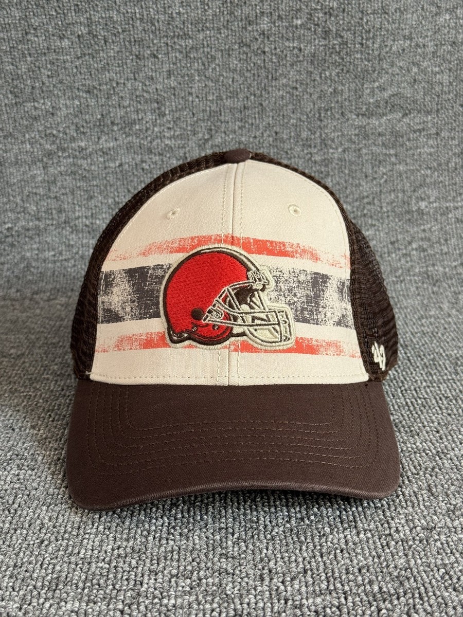 47 Brand Cleveland Browns Trucker Snapback Brown Mesh OSFM