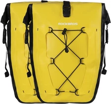 ROCKBROS Bike Panniers Waterproof Rear Rack Bag Max 30L Capacity for Cycling 