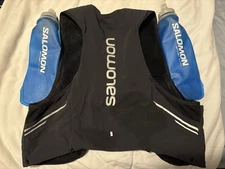 Salomon Sense Pro 5 with flasks Black