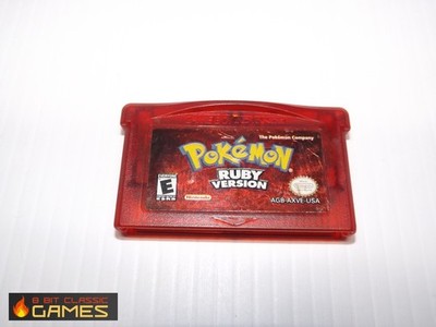 NEW BATTERY!!  Pokemon Ruby - GAME ONLY - NINTENDO Gameboy Advance  918a
