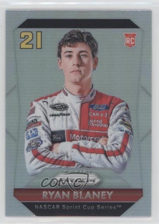 2016 Panini Prizm NASCAR Silver Prizm Ryan Blaney #26 0f8