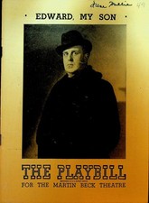 Edward My Son Playbill February 21 1949 Robert Morley Ian Hunter Adrianne Allen