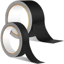 2 Pieces Cloth Bookbinding Repair Tape, 1 Inch and 2 Black