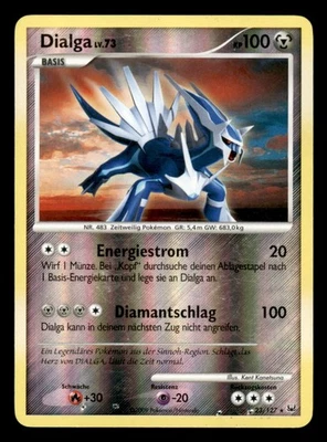 Pokemon Dialga 23/127 Platin Reverse Deutsch - Bild 1 von 2