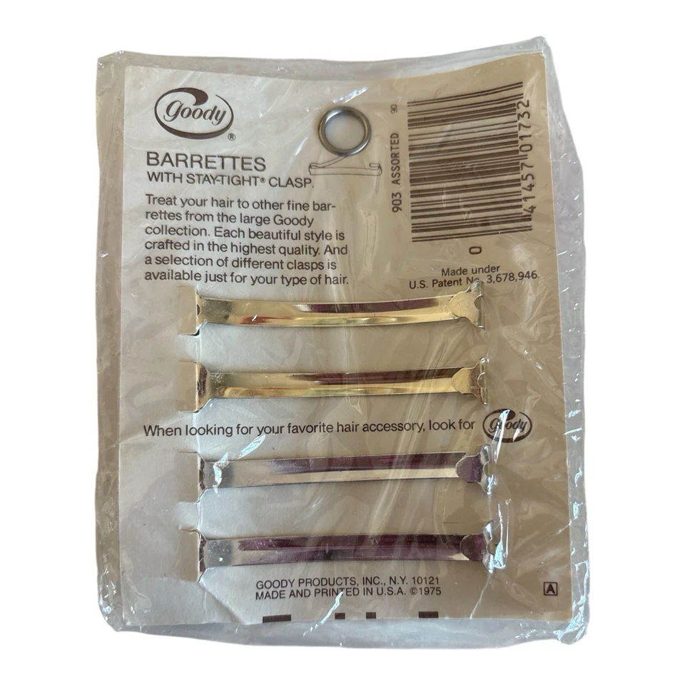 LOTE de pasadores apretados Goody Stay años 70 Foto 3 de 4