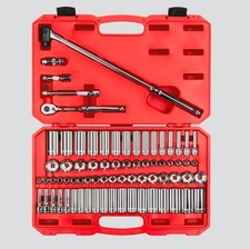 TEKTON 3/8 Inch Drive 6-Point Socket and Ratc...