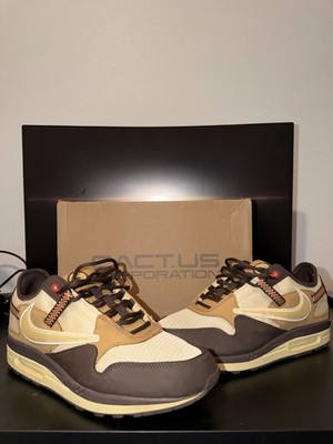 Travis Scott x Nike Air Max 1  Baroque Brown  Very Near DS Men s Size 12 W/Box