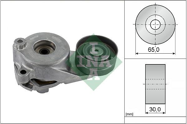 INA Spannarm, Keilrippenriemen 534 0183 10 FüR MERCEDES-BENZ Jeep Chrysler-image