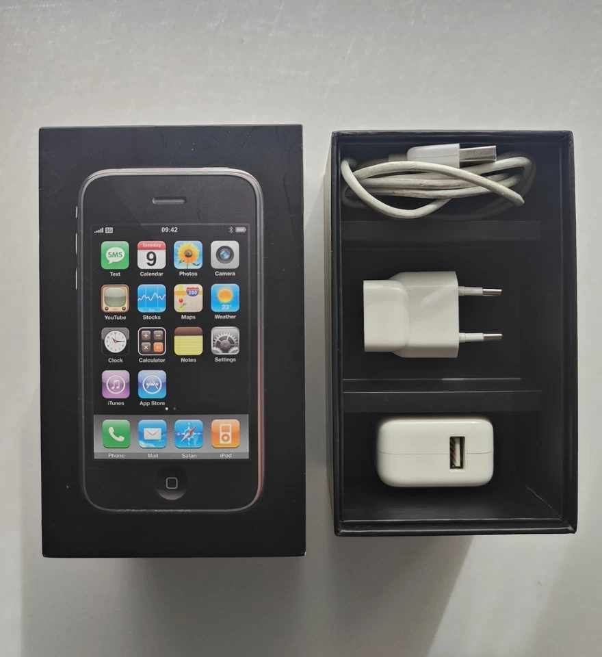 Apple iPhone 3G 16GB MB759Y/A · Original Box & Accessories · Collectible - Imagen 4 de 4