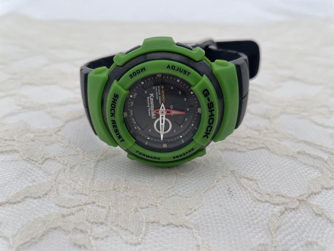Casio G-shock Ninja Zx-rr G-300krt 3avjr 4314 Watch Kawasaki