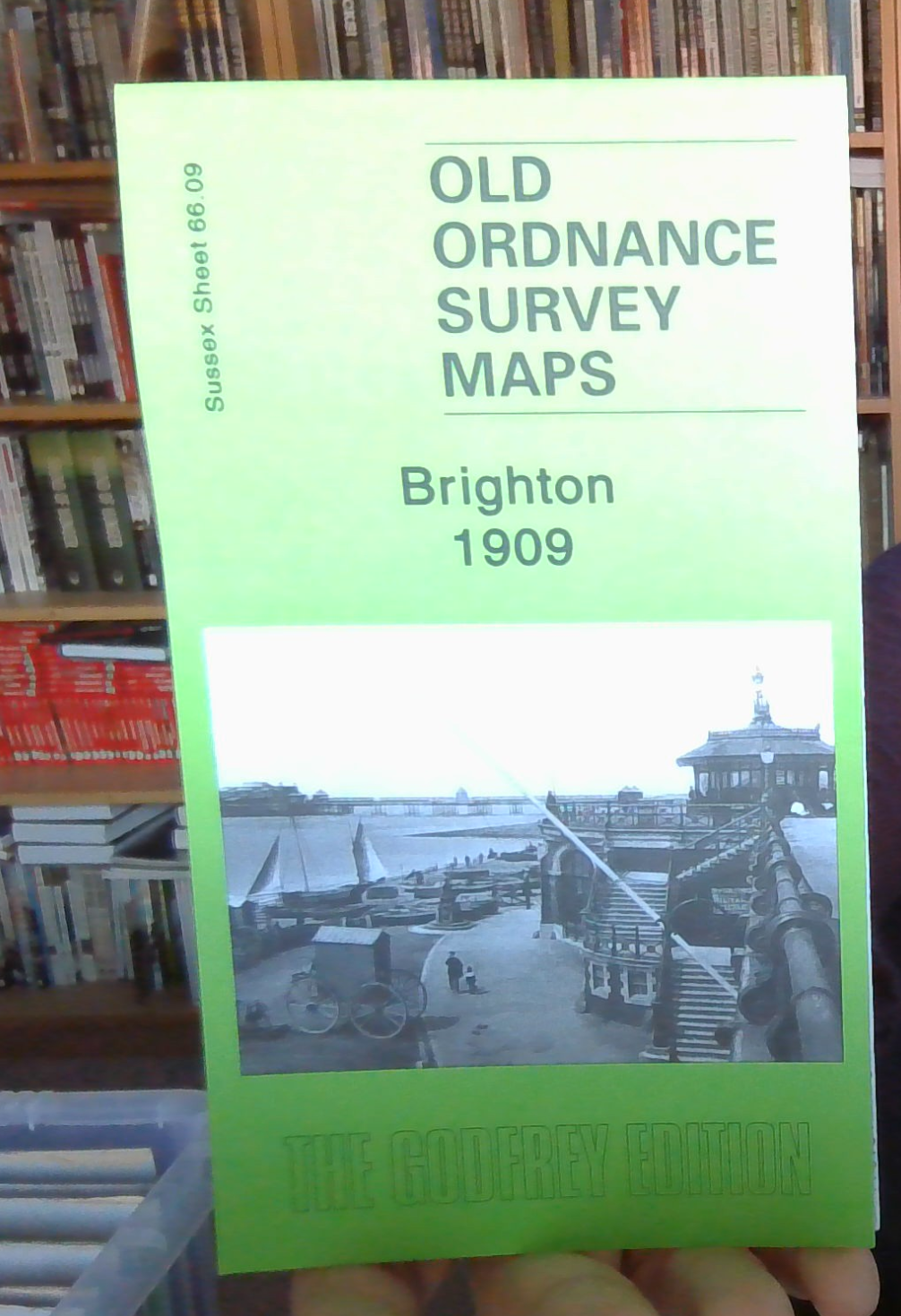 MAP OF Brighton 1909: Sussex Sheet 66.09 by Alan Godfrey NEW