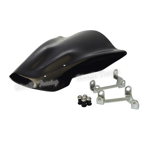 Dark Smoke Windscreen Windshield Fly Screen Shield For YAMAHA MT-07 FZ-07 13-17 - Picture 3 of 6