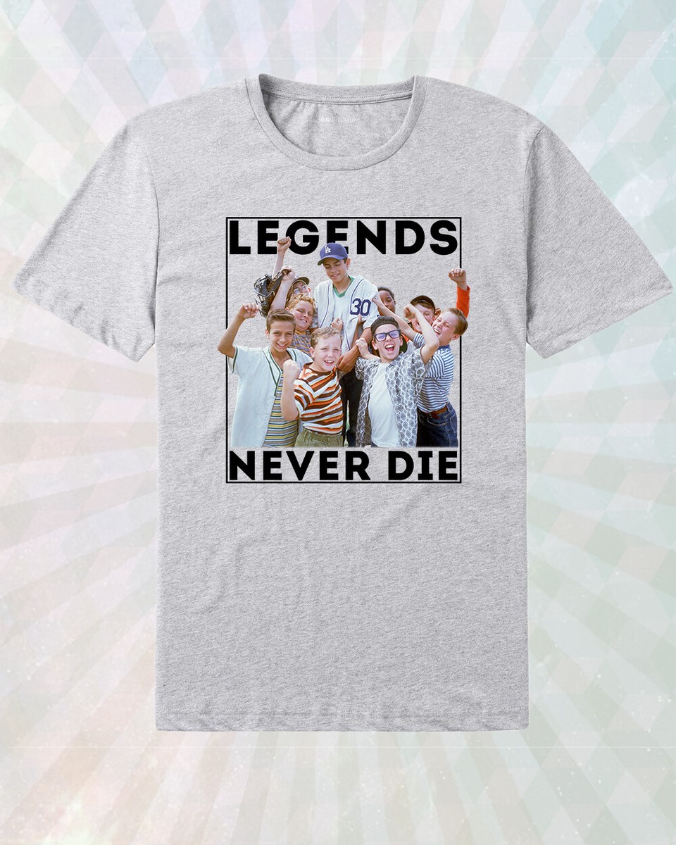 The Sandlot Legends Never Die Cut Out T Shirt Adult Youth Toddler  Movie