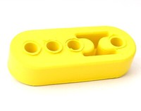 6X Epdm Auspuffgummi Halterung Universell AufhäNgung Auspuff Gummi 4Loch Gelb
