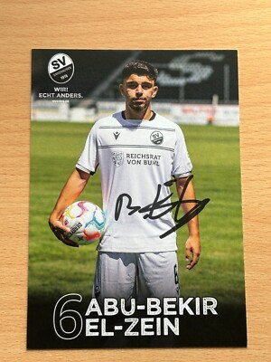 Abu-Bekir El-Zein SV Sandhausen Autogrammkarte original signiert #S10648